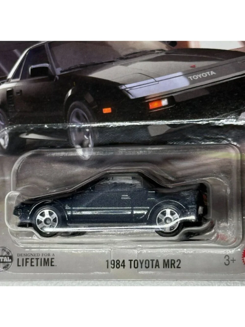 Matchbox 1984 Toyota MR2 Black 08/125 JDM Sports Car NOC